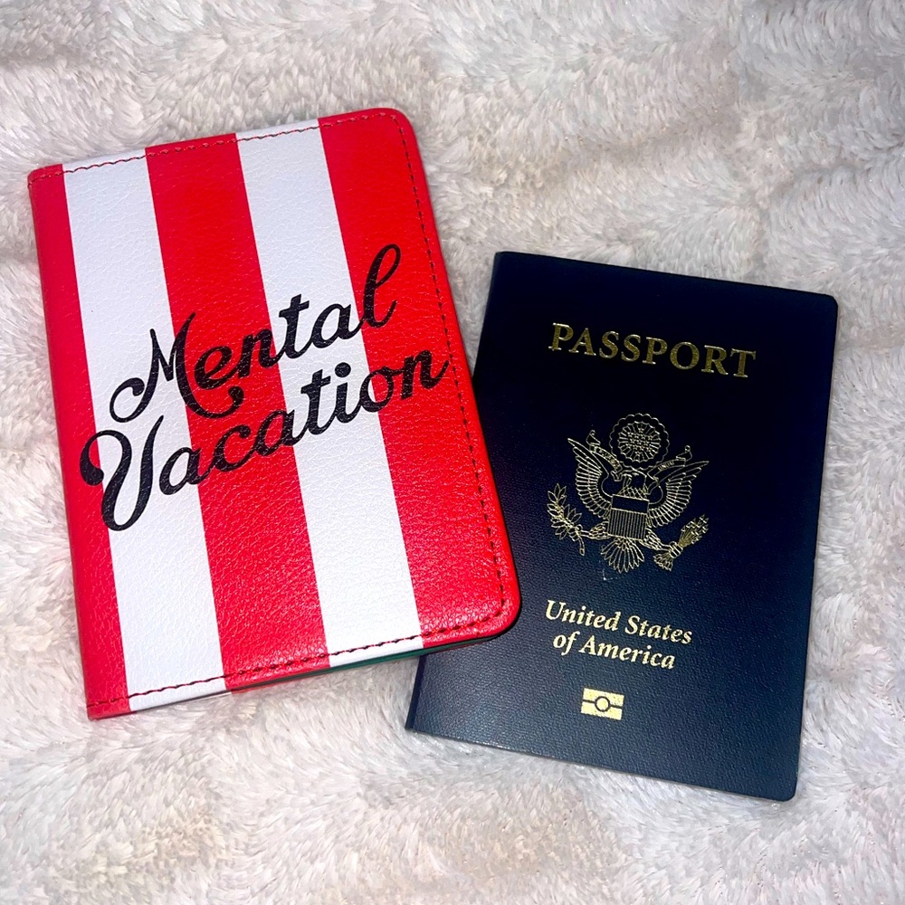 “Mental Vacation” Passport Holder by Ban.dō